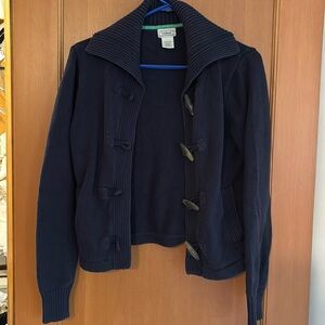 L.L. Bean navy blue sweater